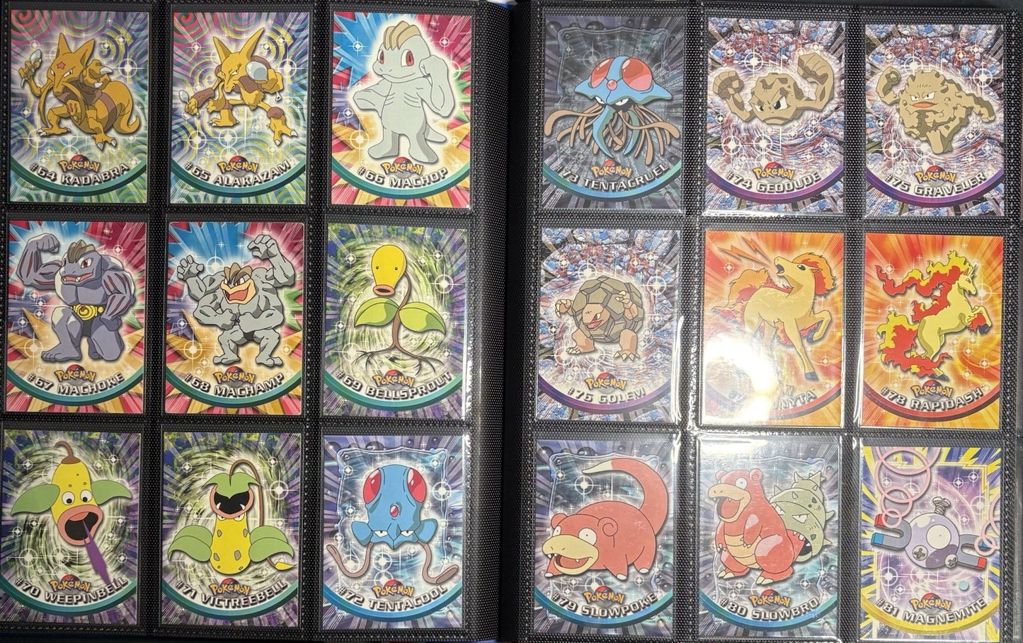 Topps Series 1, 2, 3 Master Set 228 Cards Pokemon 1999