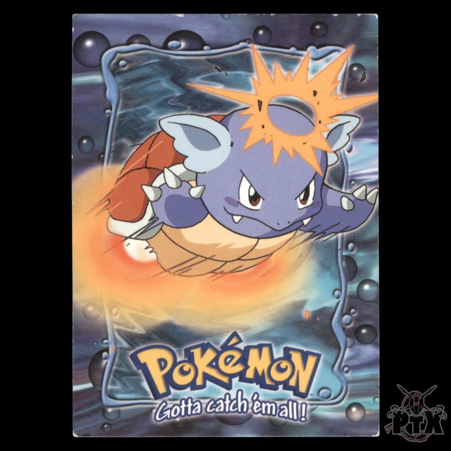 Topps The First Movie Wartortle #08 E8/E12 MP/Moderatly Played Pokemon 2000