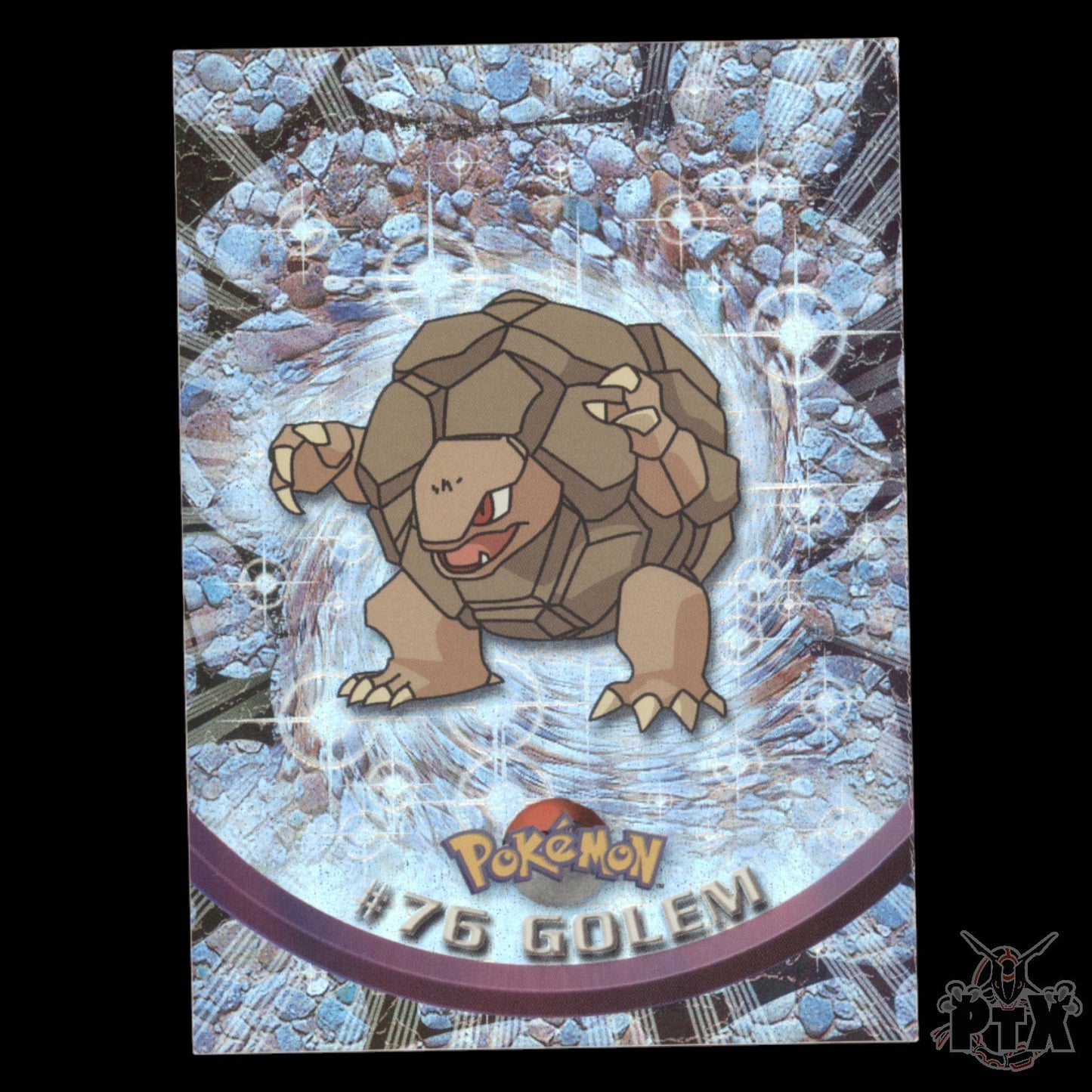 Topps Golem #76 Rainbow Foil Series 1 Pokemon 2000