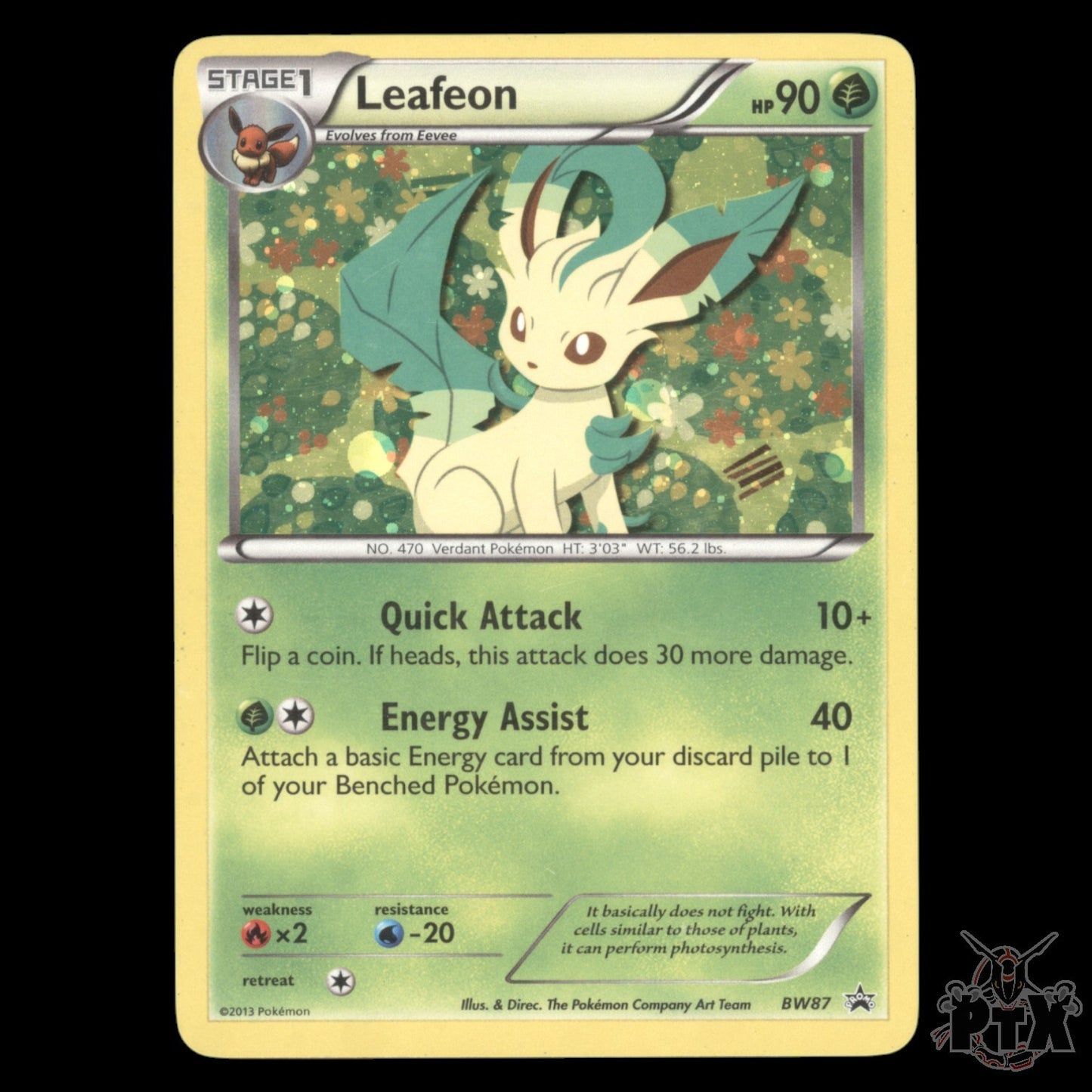 Leafeon Holo #BW87 Black & White Promo MP/Moderatly Played Pokemon 2013