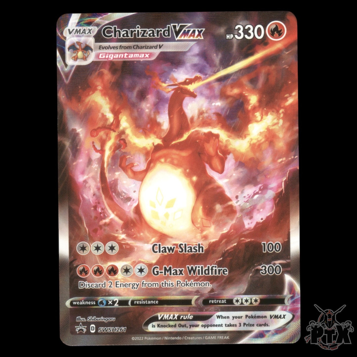 Charizard Vmax #SWSH261 Sword & Shield Promo NM/Near Mint Pokemon 2022