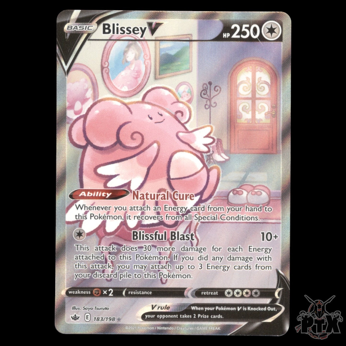 Blissey V 183/193 Chilling Reign NM/Near Mint Pokemon 2021