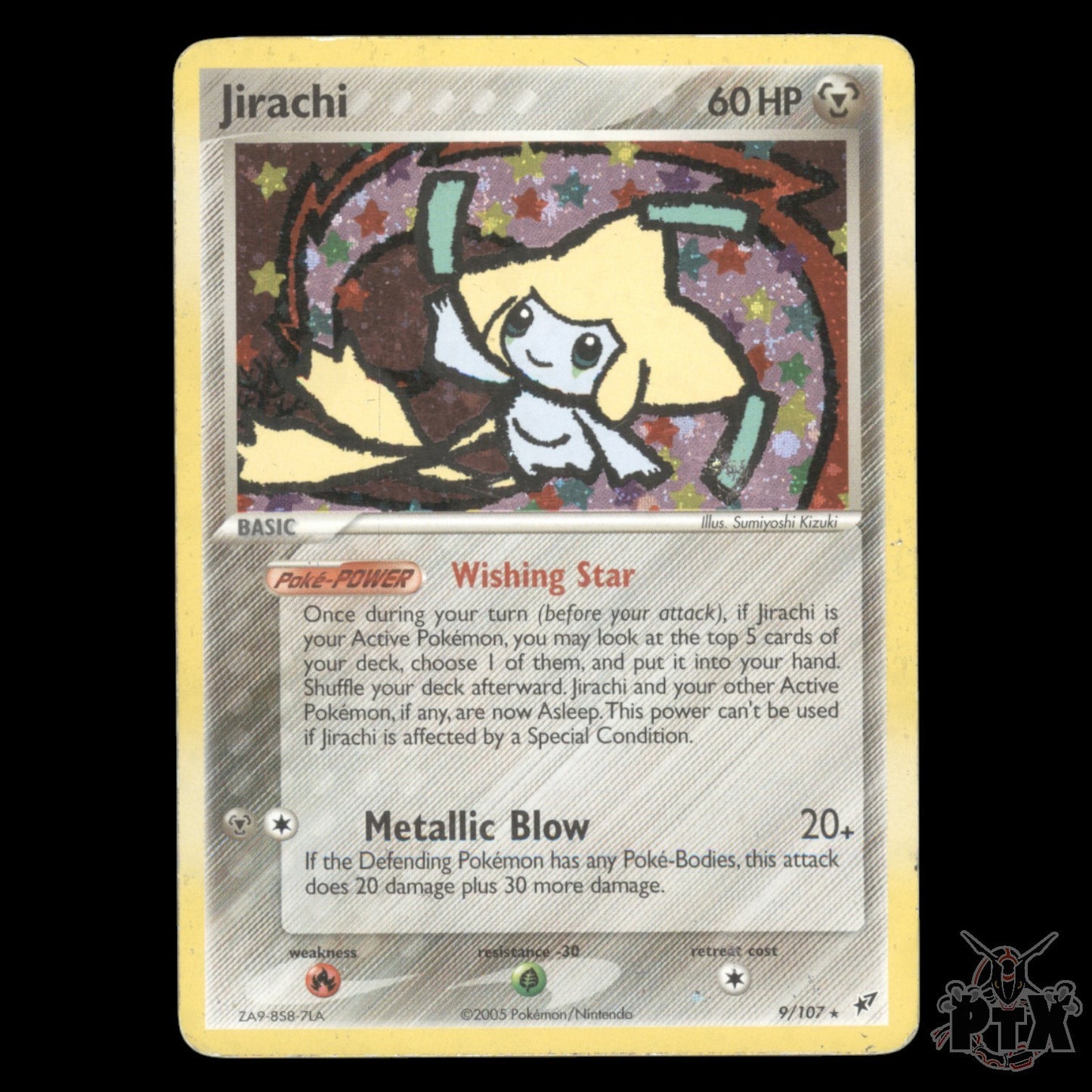 Jirachi Holo #9/107 EX Deoxys MP/HP Pokemon 2005