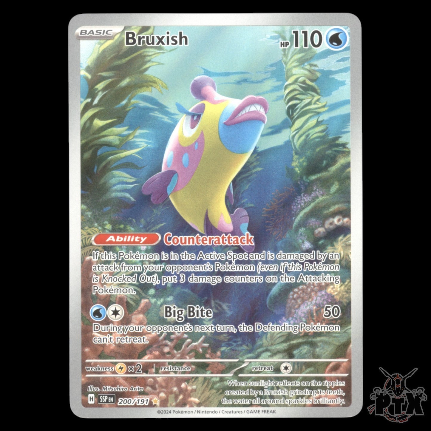 Bruxish #200/191 Surging Sparks NM/Near Mint Pokemon 2024