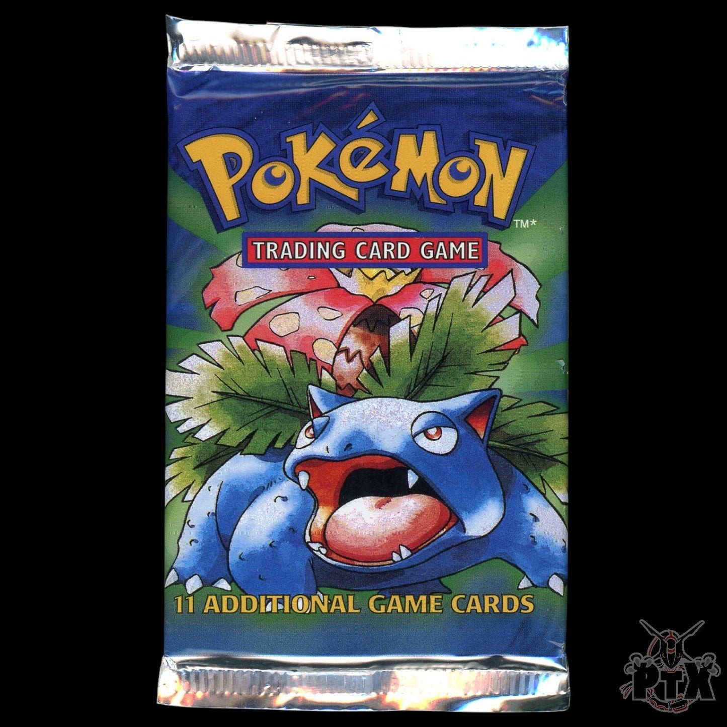 Base Set Booster Pack Venusaur Art Pokemon 1999