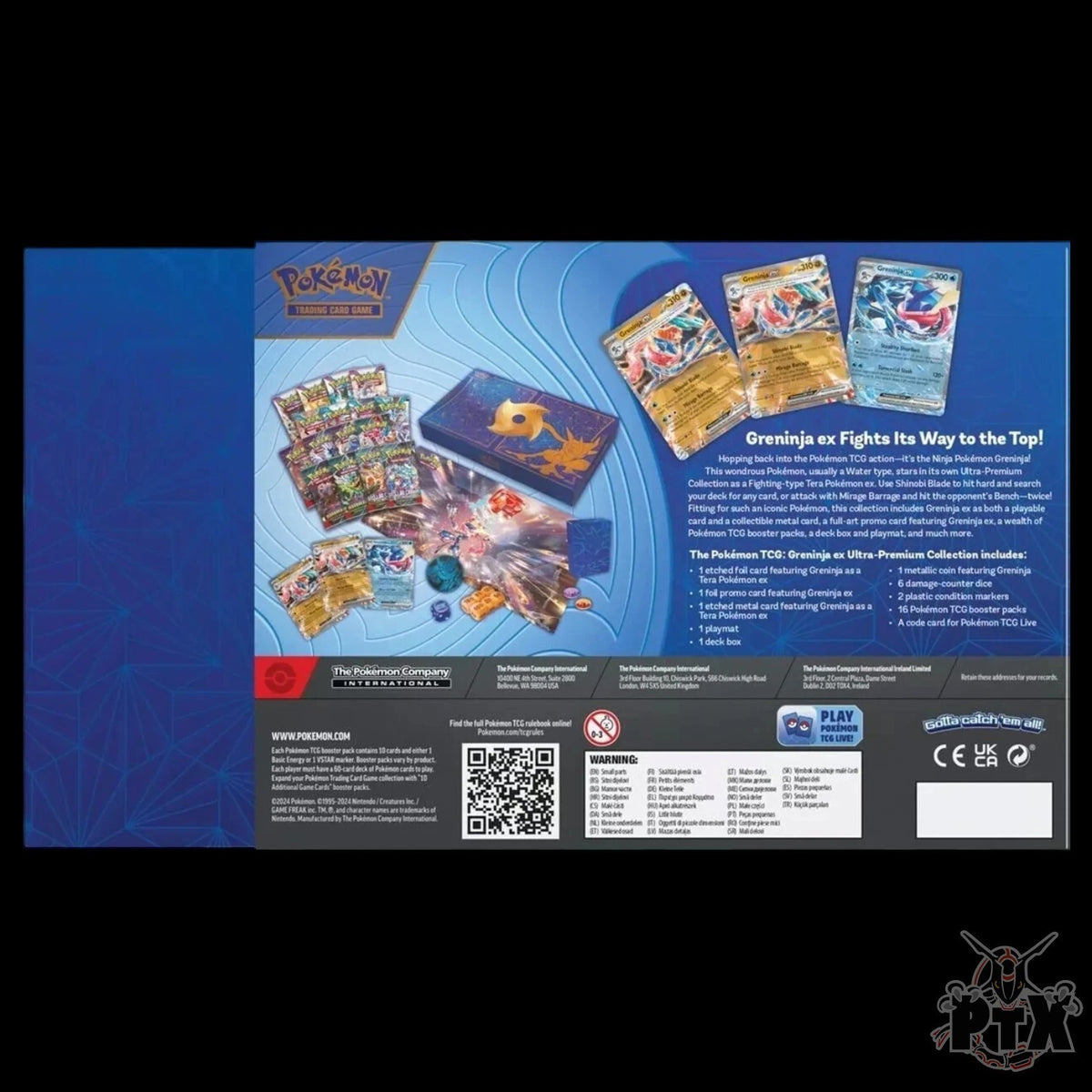 Greninja ex Ultra Premium Collection Factory Sealed Pokemon 2024