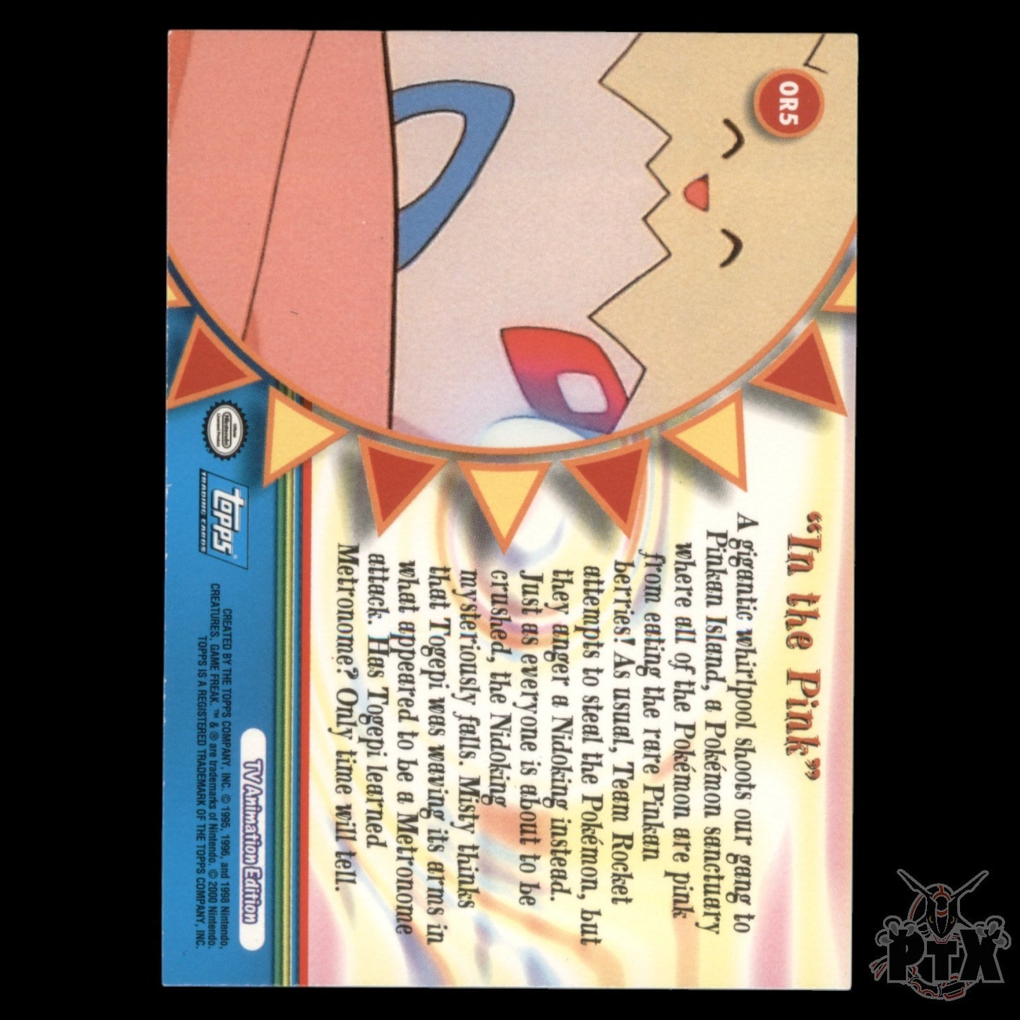 Topps Series 1 "In the Pink" Foil Orange Islands Pokemon 2000