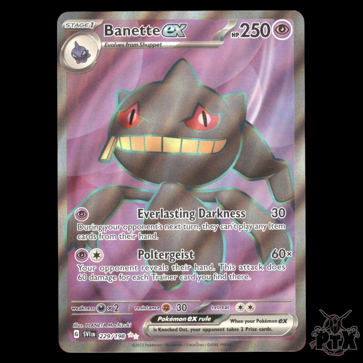 Banette ex 229/198 Scarlet and Violet NM/Near Mint