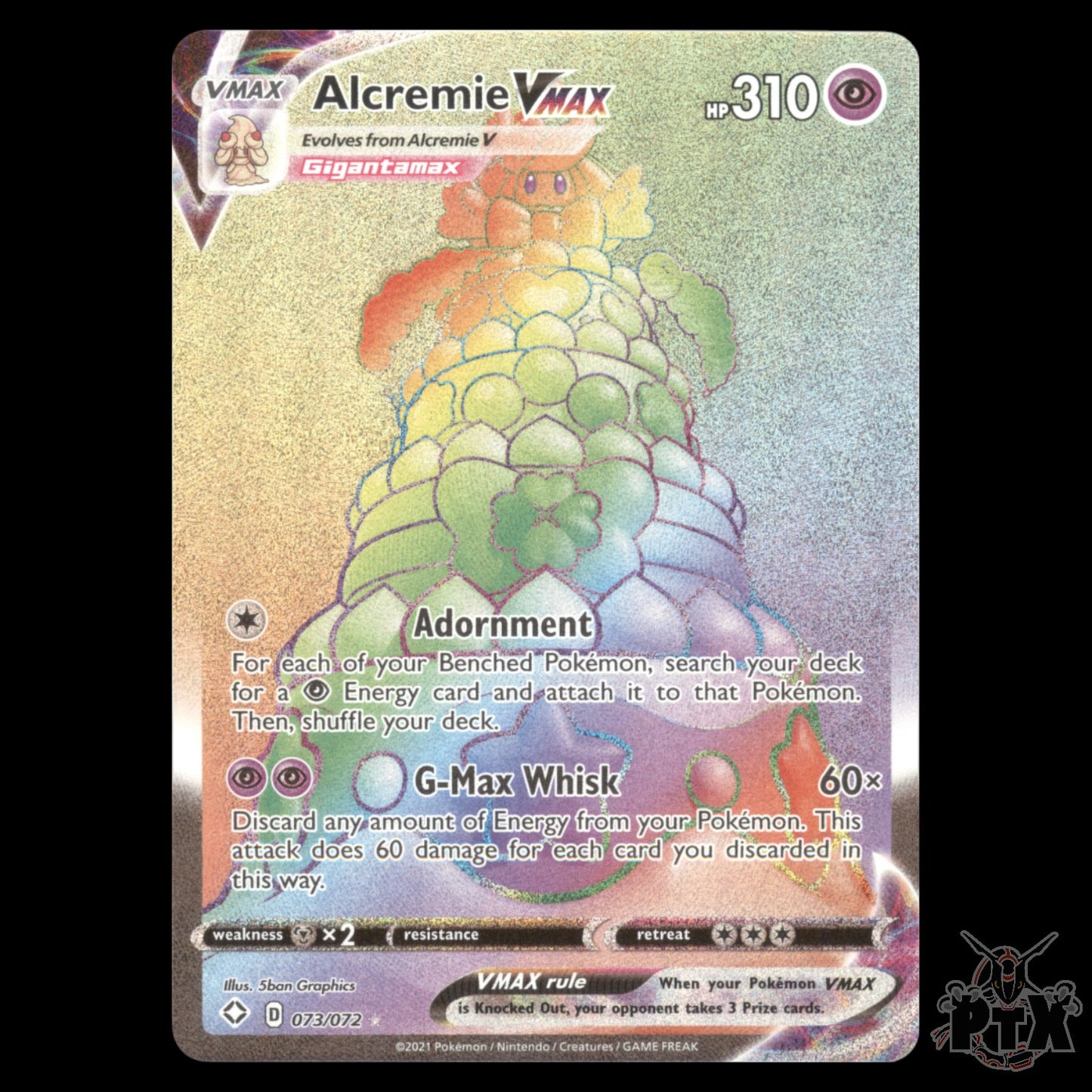 Alcremie VMAX 073/072 Shining Fates