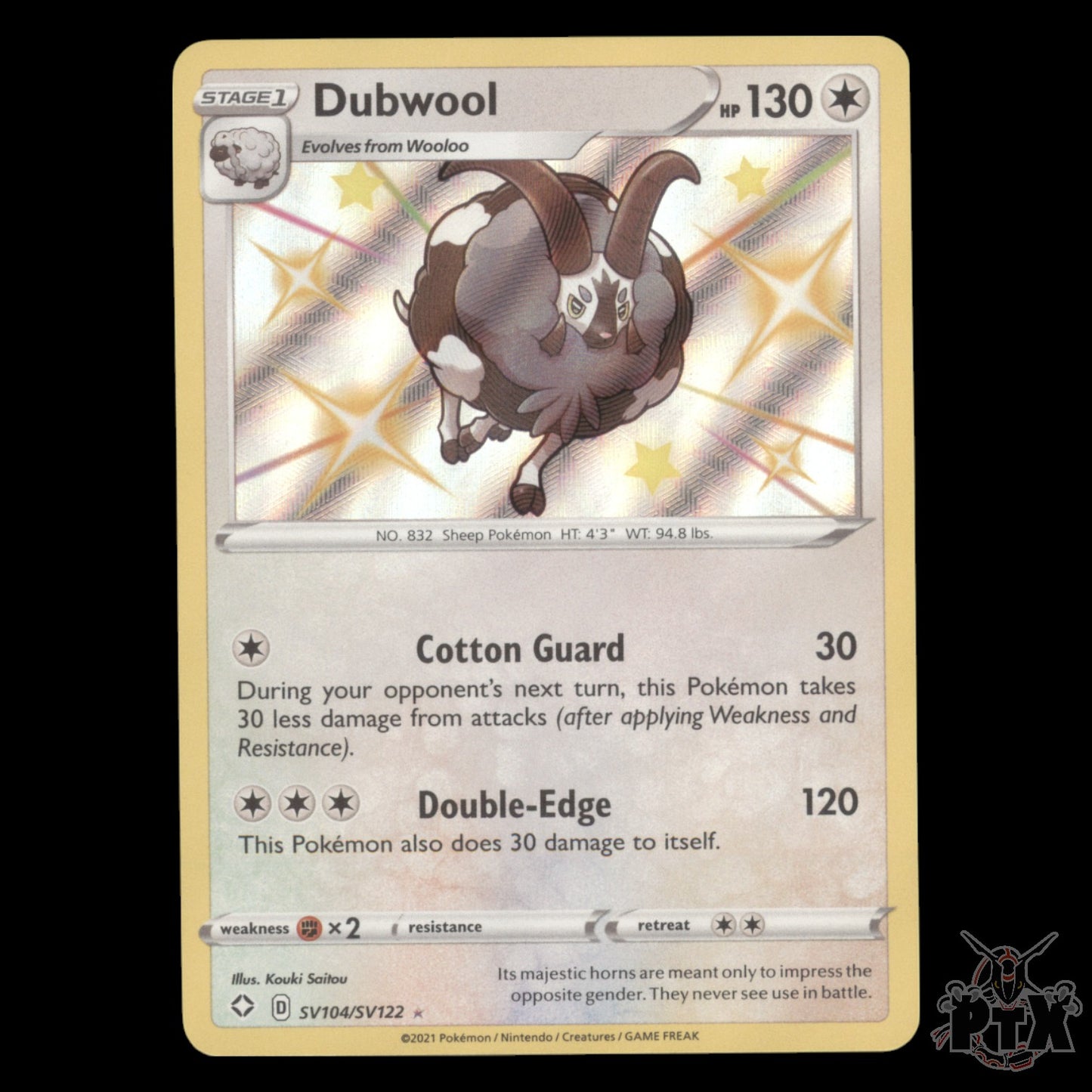 Dubwool SV104/SV122 Shining Fates