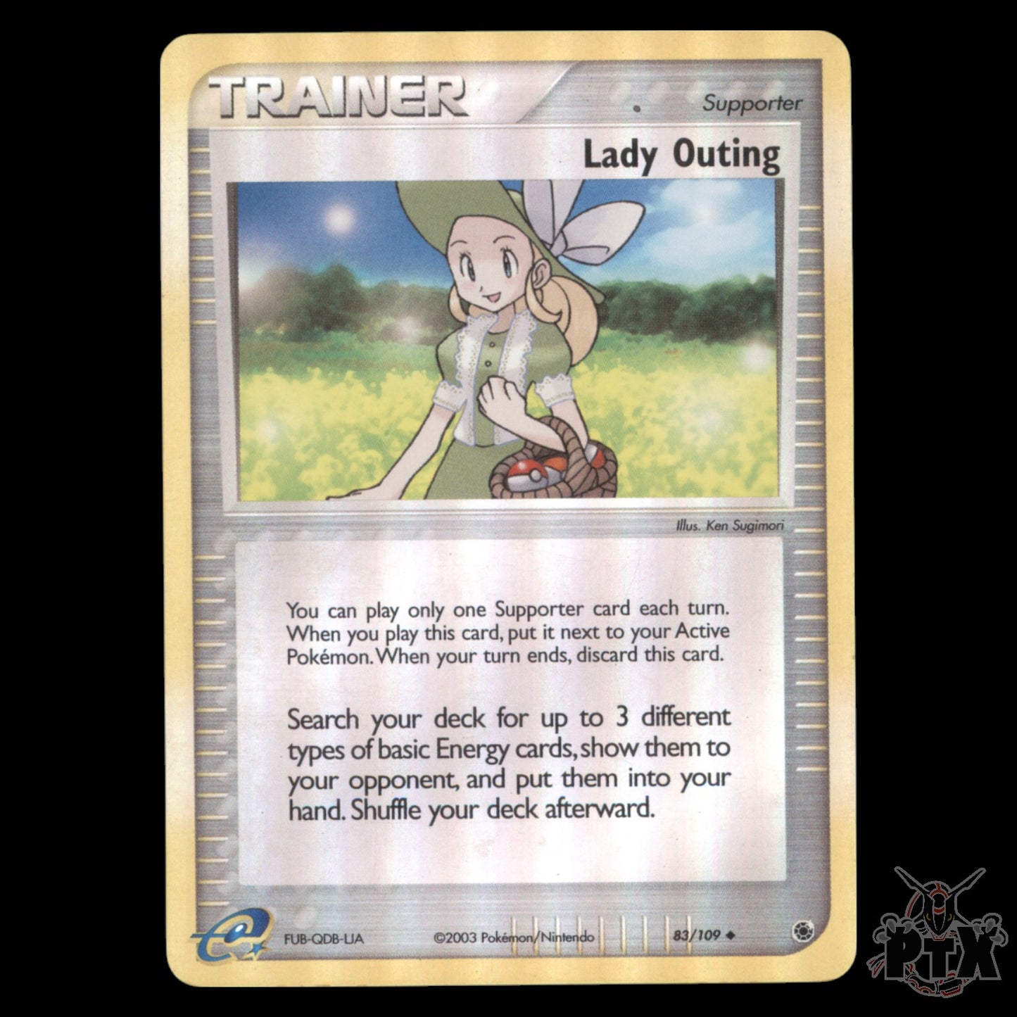 Lady Outing Reverse Holo #83/109 EX Ruby & Sapphire LP/Lightly Play