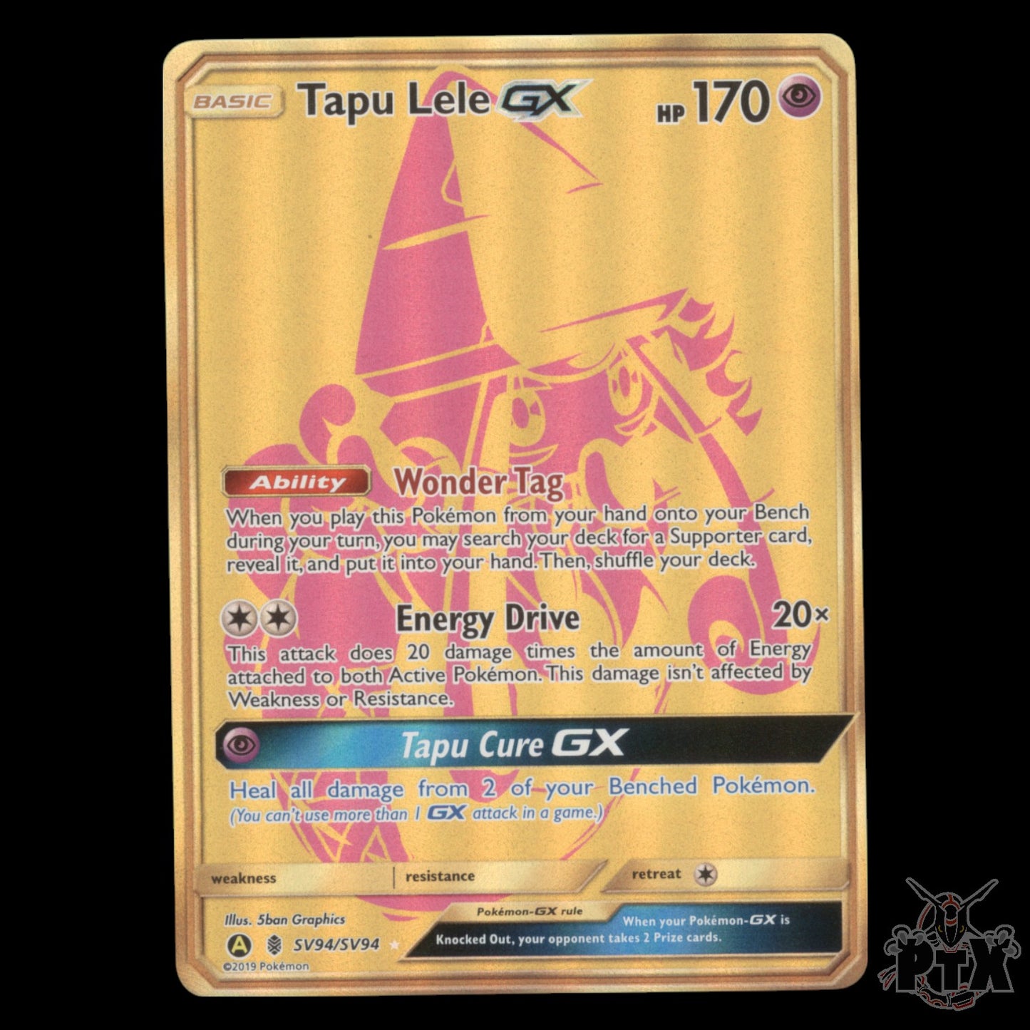 Tapu Lele GX #SV94/SV94 Hidden Fates NM/Near Mint