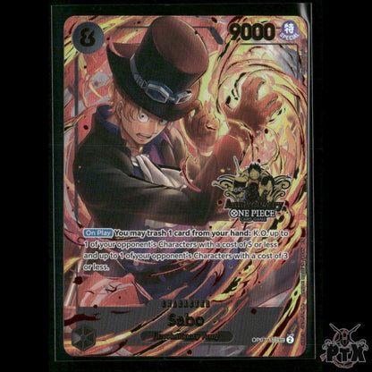 Sabo (Japanese Version 3rd Anniversary Set) OP07-118 One Piece Promo NM