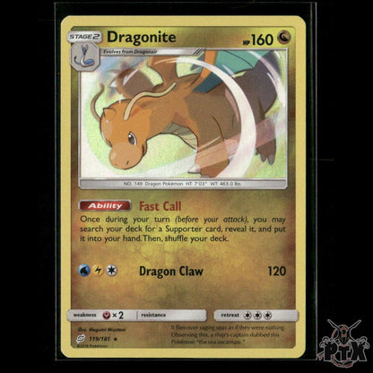 Dragonite Holo 119/181 SM - Team Up LP Pokemon