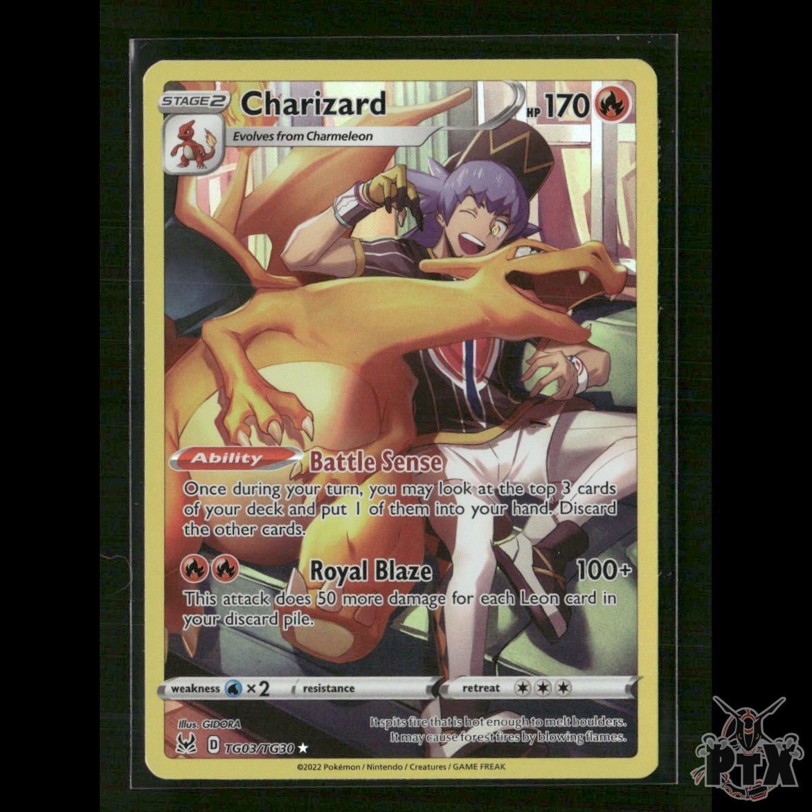 Charizard TG03/TG30 SWSH11: Lost Origin Trainer Gallery NM Pokemon