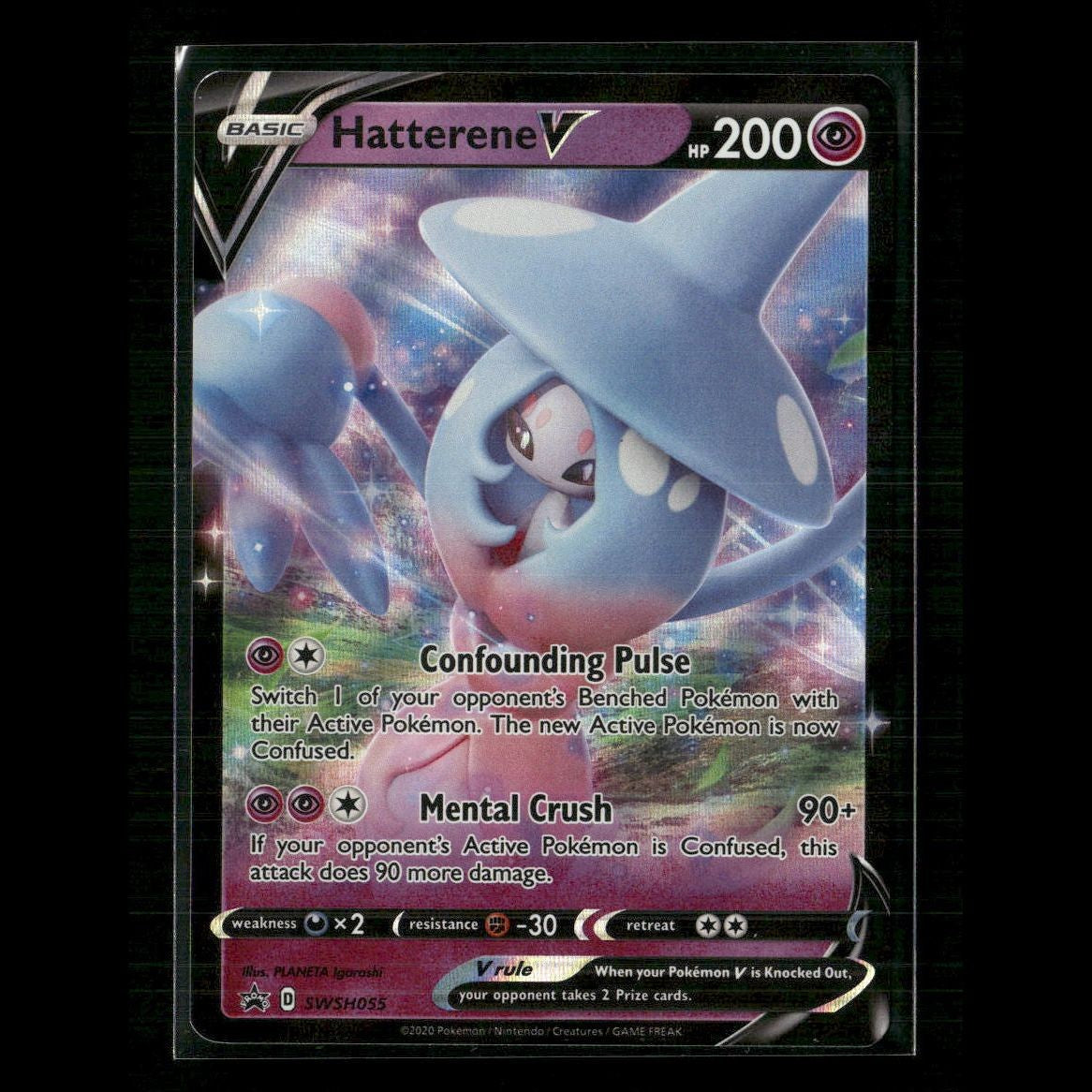 Hatterene V SWSH055 SWSH: Sword & Shield Promo Cards NM Pokemon