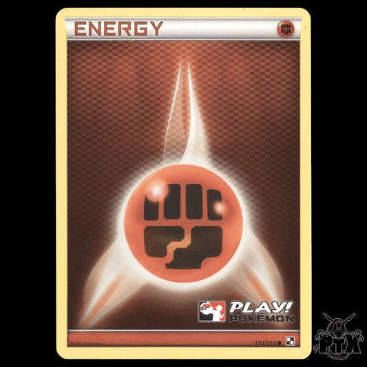 Fighting Energy PLAY! Holo #110/114 Promo NM/Near Mint Pokemon 2011