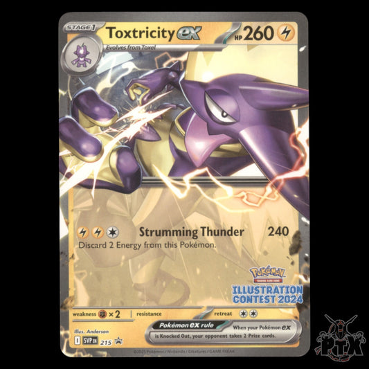Toxtricity ex #215 Illustration Contest Promo NM/Near Mint Pokemon 2025