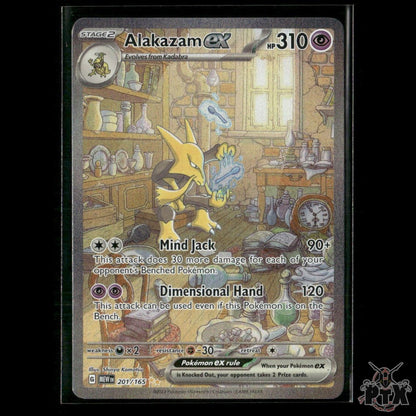 Alakazam ex 201/165 SV: Scarlet & Violet 151 NM Pokemon