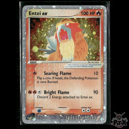 Entei ex 91/95 EX Team Magma vs Team Aqua HP Pokemon