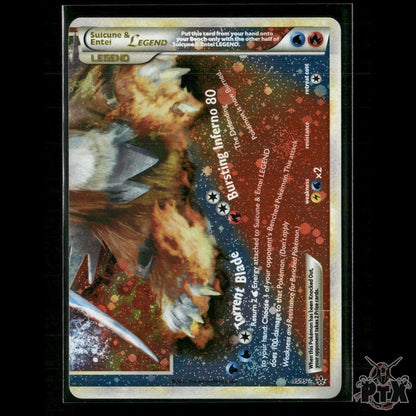 Suicune & Entei Legend (Bottom) 95/95 Unleashed NM/LP Pokemon