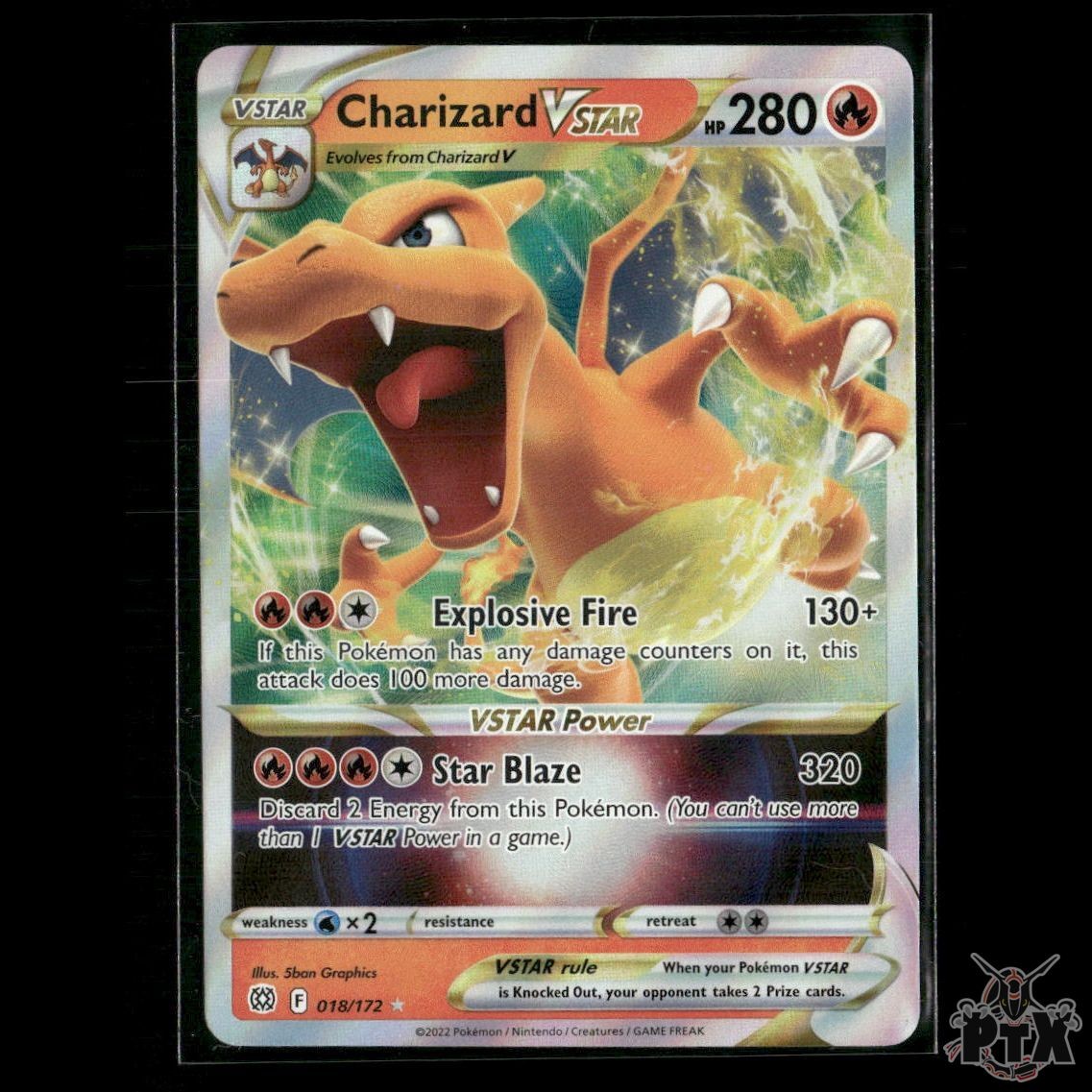 Charizard VSTAR 018/172 SWSH09: Brilliant Stars NM Pokemon