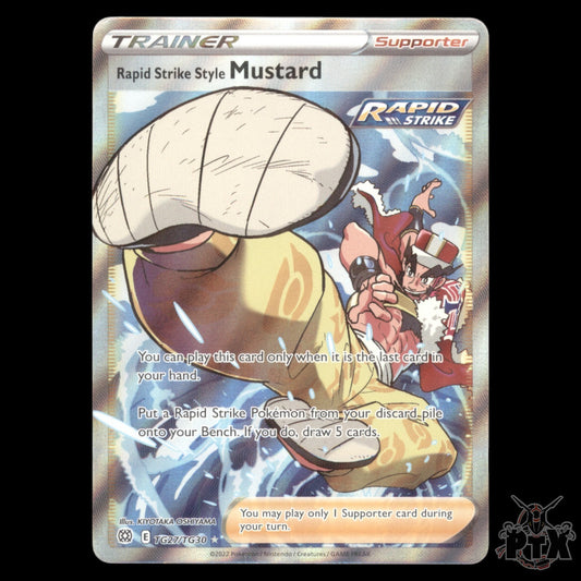 Rapid Strike Style Mustard #TG27/TG30 Brilliant Stars NM/Near Mint Pokemon 2022