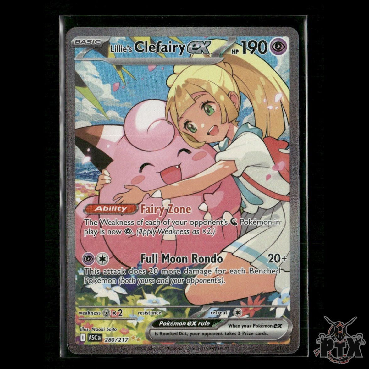 Lillie's Clefairy ex 280/217 ME: Ascended Heroes NM Pokemon