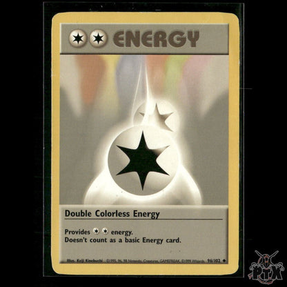 Double Colorless Energy 96/102 Base Set HP Pokemon