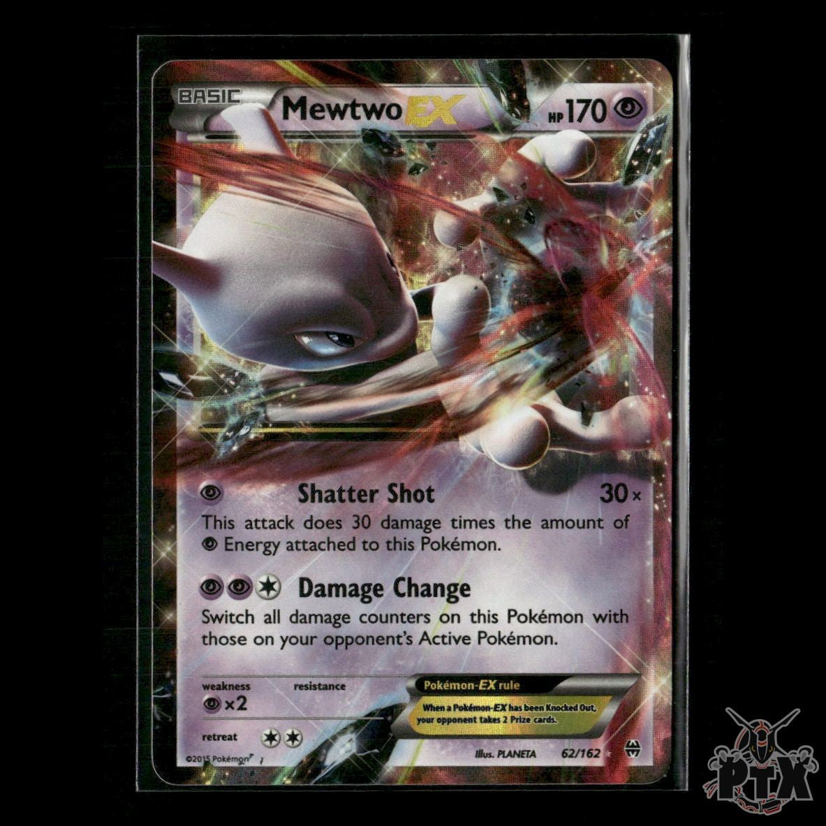 Mewtwo EX 62/162 XY - BREAKthrough LP Pokemon