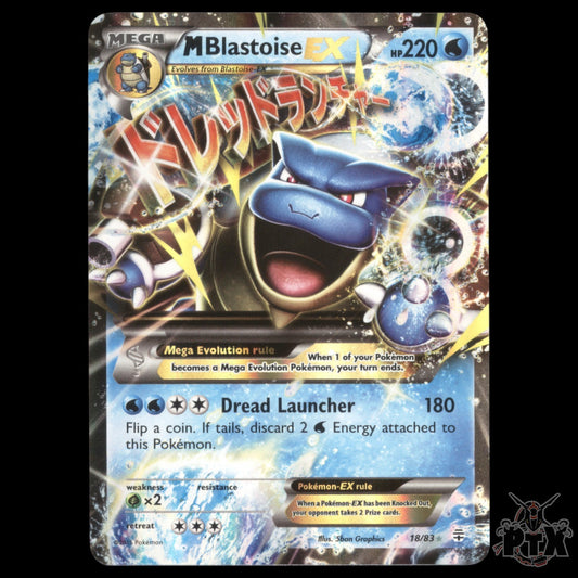 M Blastoise EX #18/83 Generations NM/Near Mint Pokemon 2016