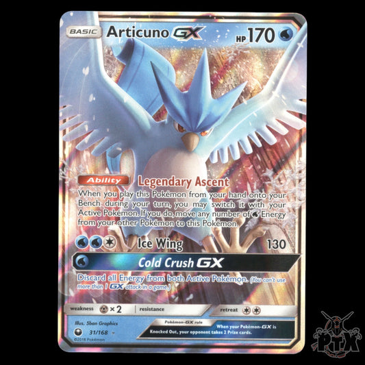 Articuno GX #31/168 Celestial Storm NM/Near Mint Pokemon 2018