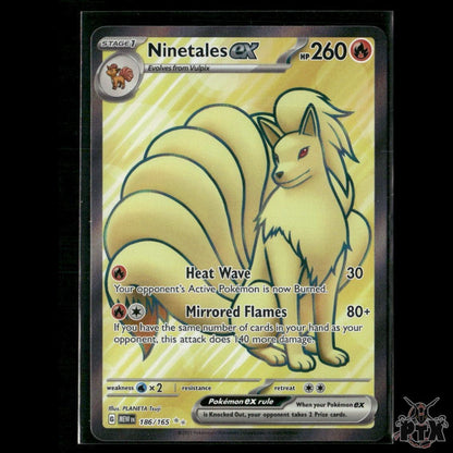 Ninetales ex 186/165 SV: Scarlet & Violet 151 NM Pokemon