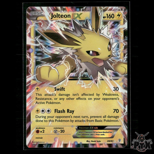 Jolteon EX 28/83 Generations LP Pokemon