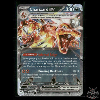 Charizard ex 125/197 SV03: Obsidian Flames NM Pokemon
