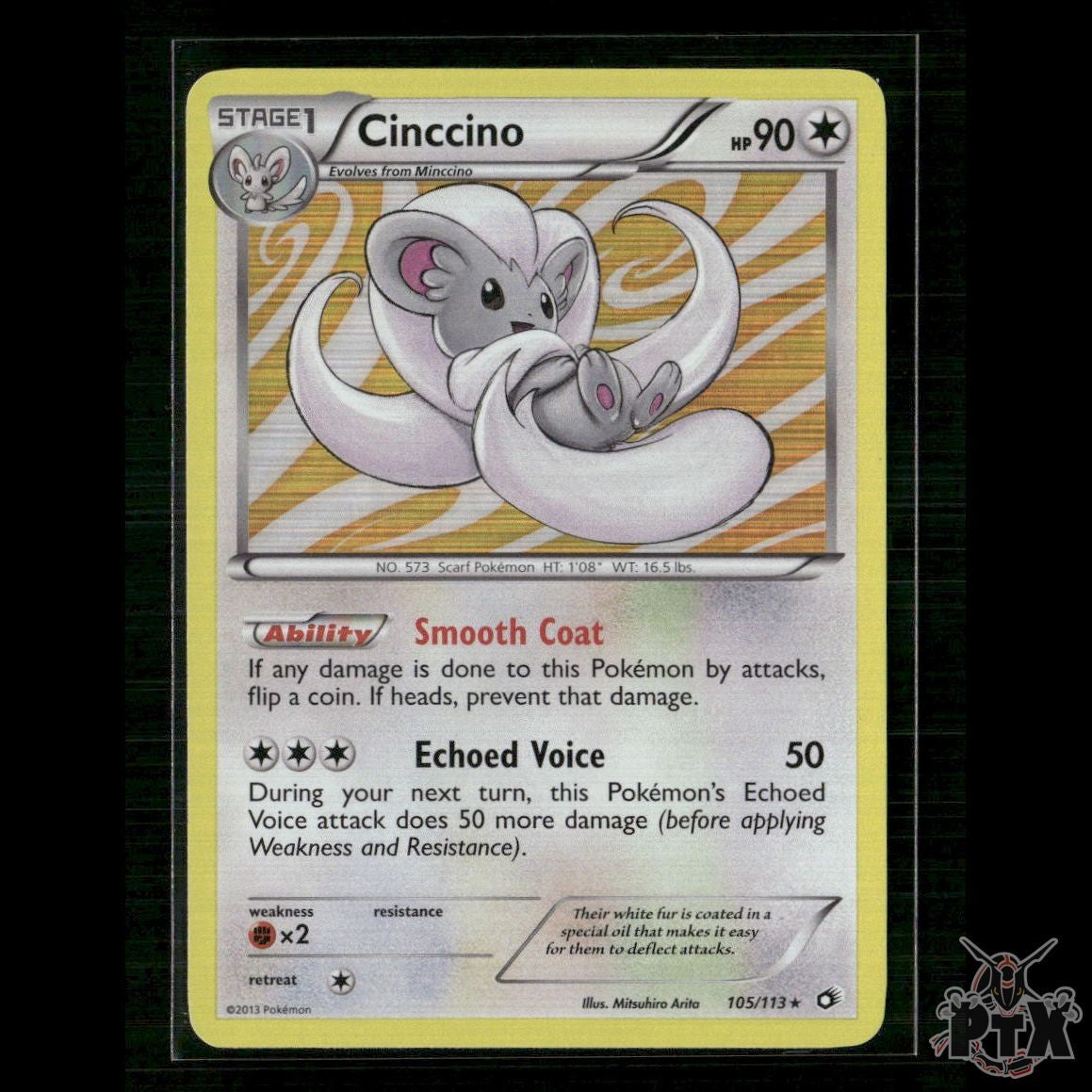 Cinccino 105/113 Legendary Treasures NM Pokemon