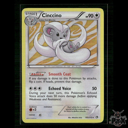 Cinccino 105/113 Legendary Treasures NM Pokemon