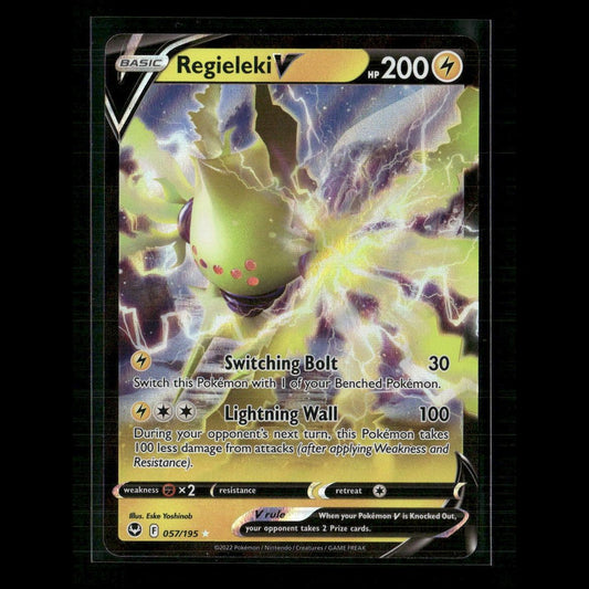 Regieleki V 057/195 SWSH12: Silver Tempest NM Pokemon
