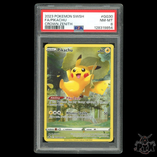 Pikachu GG30/GG70 PSA 8 Crown Zenith Pokemon