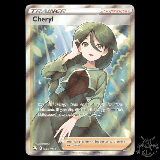 Cheryl #159/163 Battle Styles NM/Near Mint Pokemon 2021
