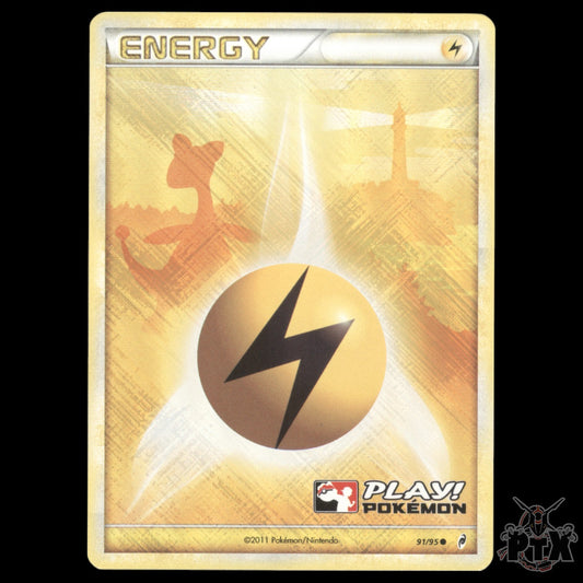 Lightning Energy PLAY! Holo #91/95 Call of Legends Promo NM Pokemon 2011