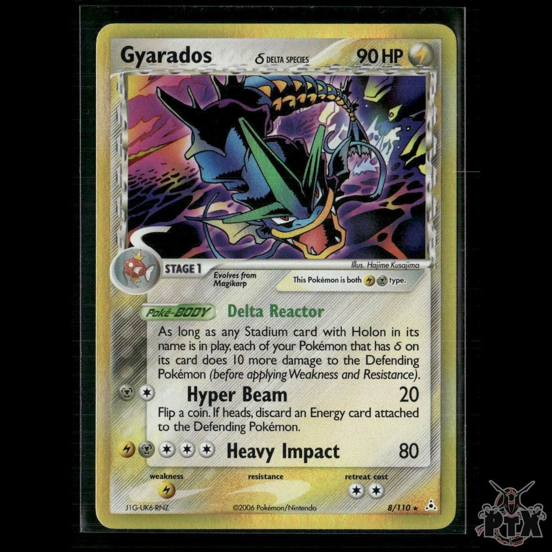 Gyarados (Delta Species) 8/110 EX Holon Phantoms LP Pokemon
