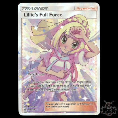 Lillie's Full Force #230/236 Cosmic Eclipse LP/Lightly Played Pokemon 2019