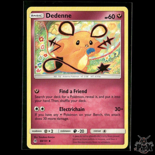 Dedenne 88/131 SM - Forbidden Light NM Pokemon