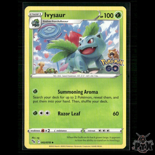 Ivysaur 002/078 Pokemon GO LP Pokemon