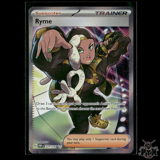 Ryme 221/197 SV03: Obsidian Flames NM Pokemon
