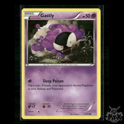 Gastly 33/83 Generations LP Pokemon