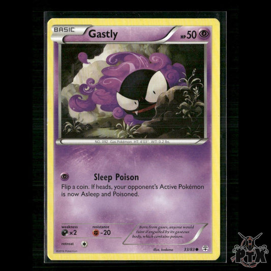 Gastly 33/83 Generations LP Pokemon