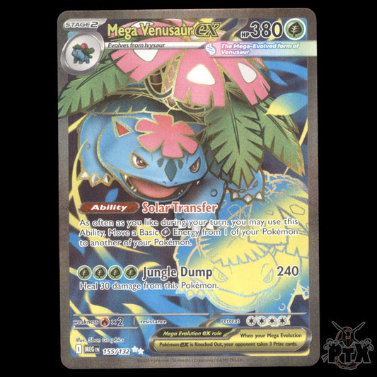 Mega Venusaur ex #155/132 Mega Evolution NM/Near Mint Pokemon 2025