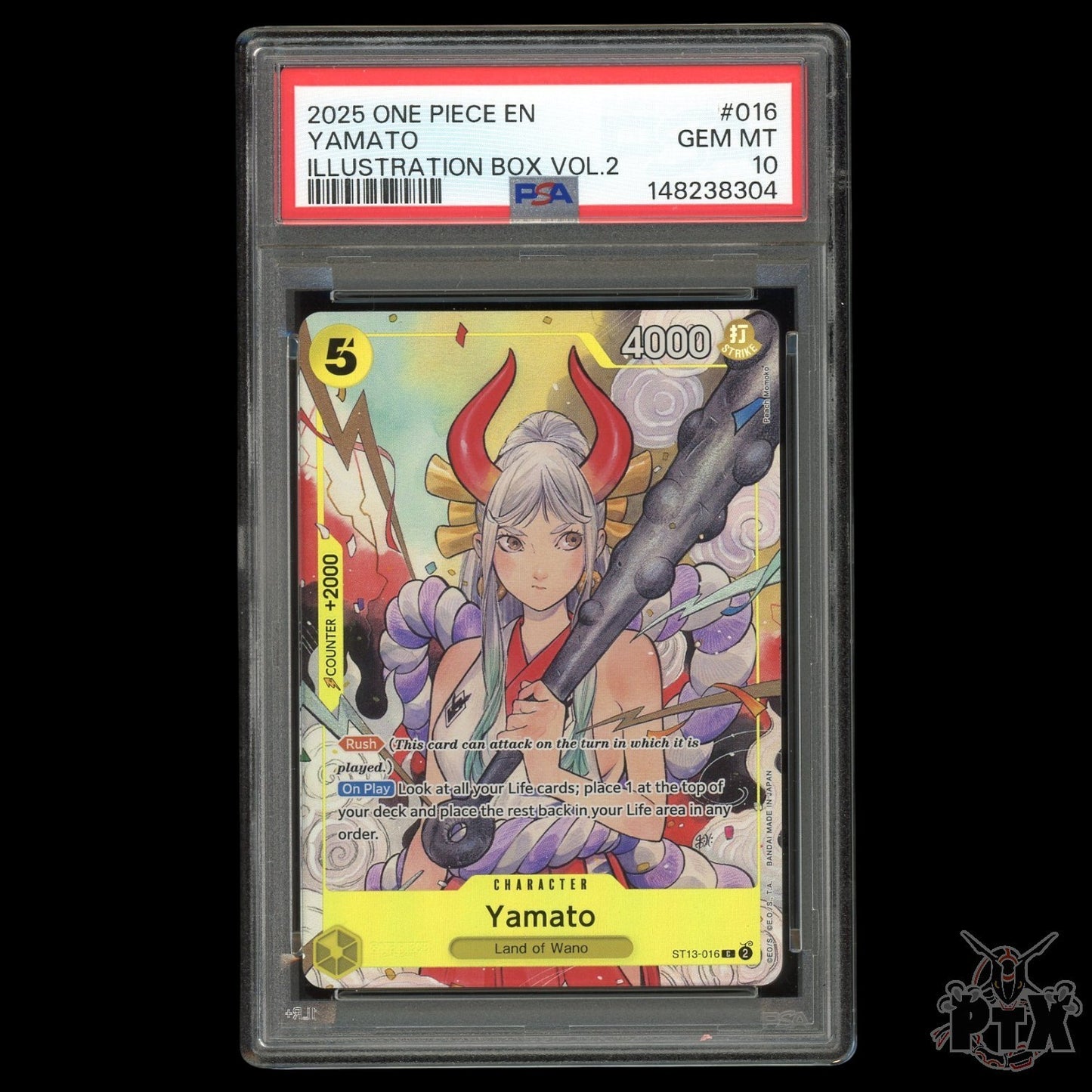 Yamato ST13-016 PSA 10 Illustration Box Vol. 2 One Piece 2025
